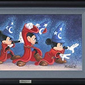 Disney Fine Art The Sorcerer's Spell by Michelle St. Laurent Frame Dimensions 17